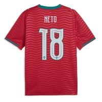 Camiseta Portugal Pedro Neto #18 Primera Equipación Replica Mundial 2026 mangas cortas